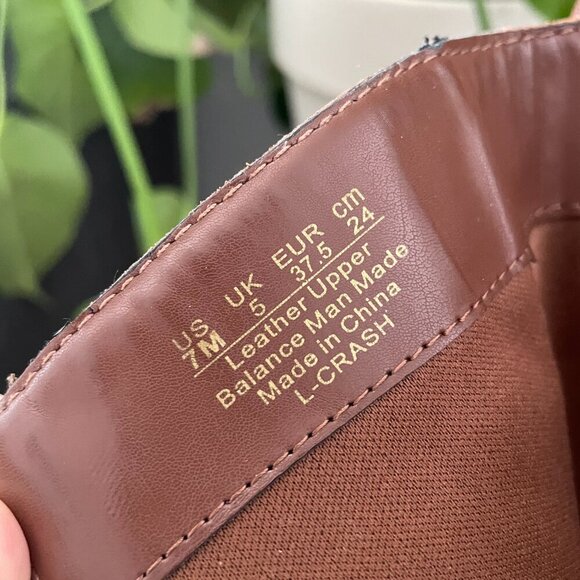 Franco Sarto Women's size 7 Cognac Boots Leather - Picture 9 of 10